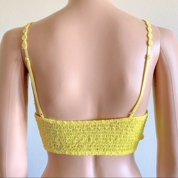 Women’s Free People Sunrise To Sunset Lace Bralette Top Medium - Picture 9 of 11